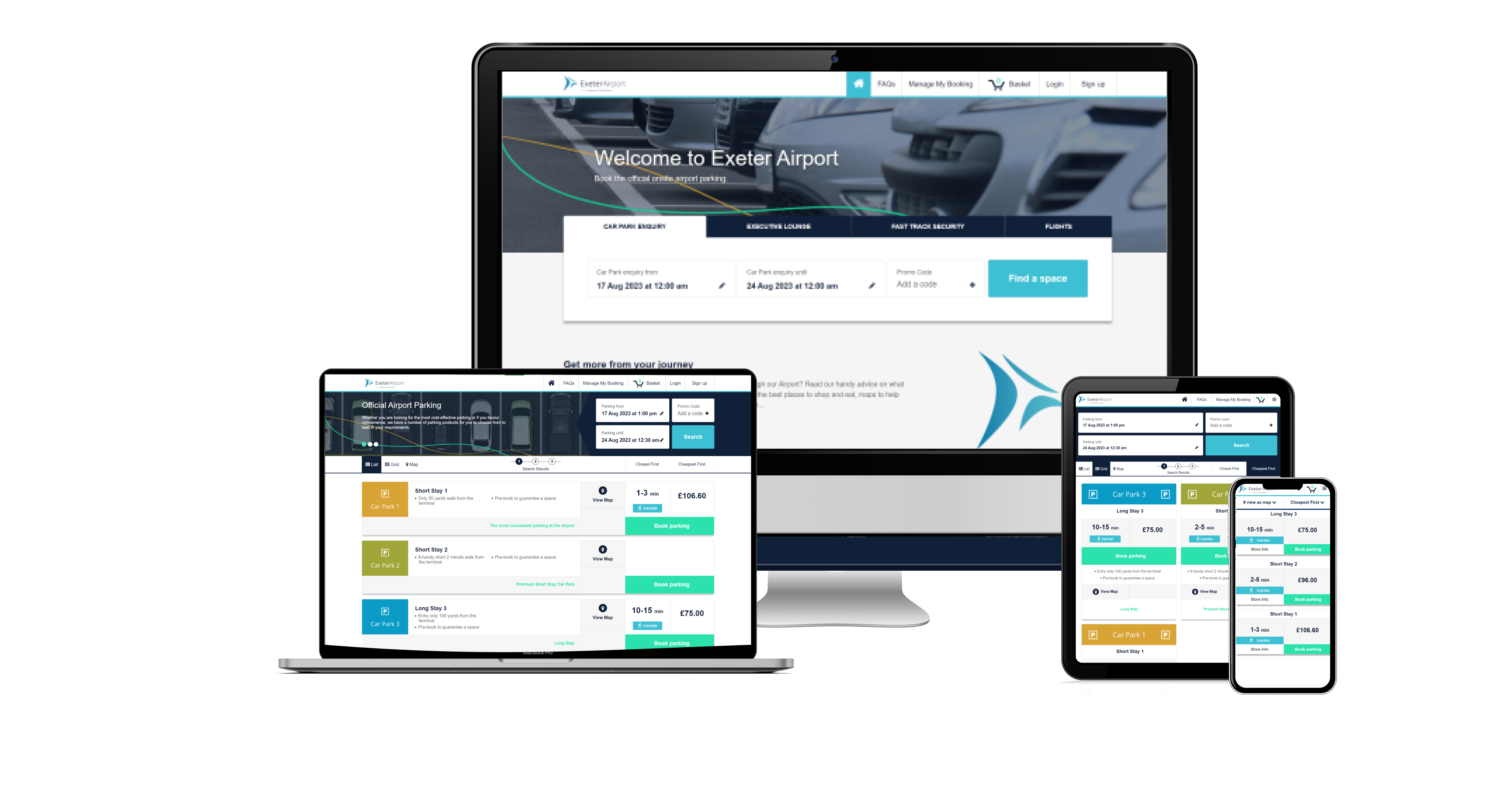 RCA Group - Exeter -Parking-Four-Devices-Gathered-1